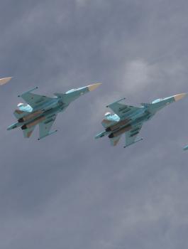 تحطم طائرات مقاتلة من نوع "سو-34"