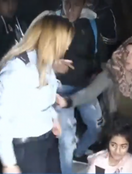 فلسطينية تضرب مجندة اسرائيلية في باب العامود 