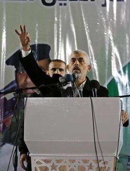 السنوار وحماس وقطاع غزة واسرائيل 