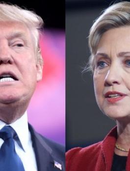 كلينتون وترامب 