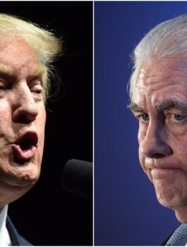 تيليرسون وترامب 