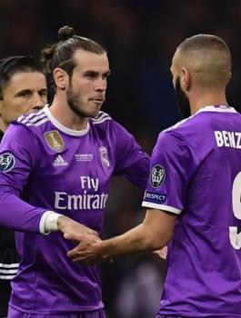 بنزيما وجاريث بيل 