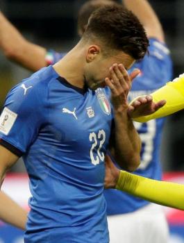 خروج ايطاليا من كأس العالم 