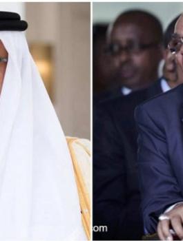 امير قطر وعمر البشير 