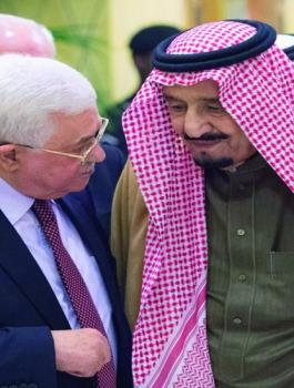 عباس والملك سلمان 