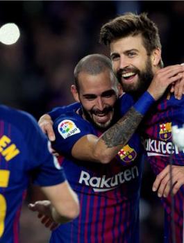برشلونة يحقق خماسية نظيفة في شباك مورسيا بكأس الملك