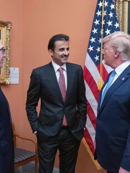 اميركا والعلاقة مع قطر 