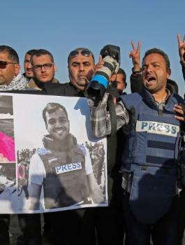 مقتل صحفيين في غزة العام 2019 