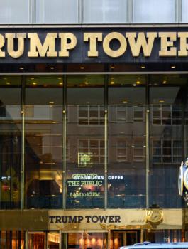 حريق في برج ترامب 