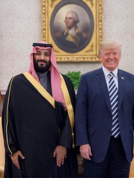 ترامب وولي العهد السعودي 