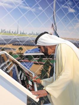 دبي تطلق أكبر مشروع للطاقة الشمسية المركزة في العالم