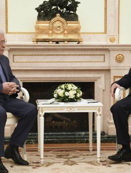 بوتين والرئيس الفلسطيني 