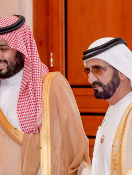 حاكم دبي ومحمد بن سلمان 