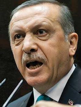 اردوغان ومراسلة القناة الثانية الاسرائيلية 