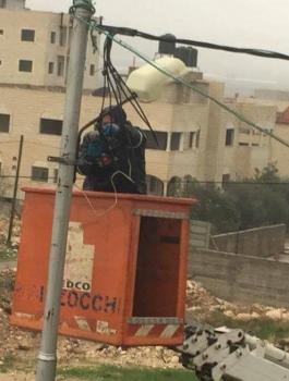 غرق منازل بفعل مياه الامطار بجنين 