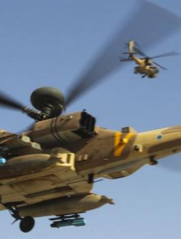 تحطم طائرة اباتشي اسرائيلية 