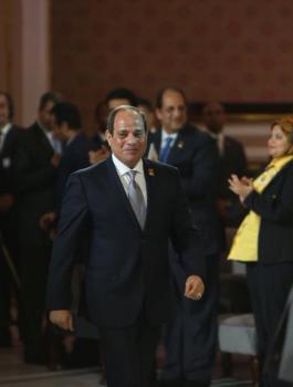 السيسي في القمة العربية الاوروبية 