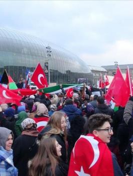متظاهرون في ستراسبورغ الفرنسية: نحن حرّاس القدس