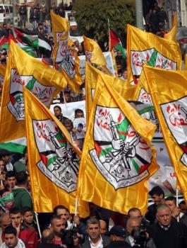 قمع مسيرة المحاكم في رام الله 