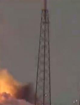 انفجار صاروخ فيسبوك