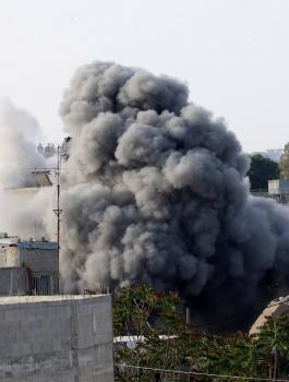 اعادة بناء منزل الشهيد عمر ابو ليلى 