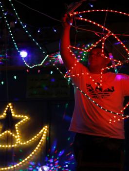 استقبال شهر رمضان في المسجد الاقصى 