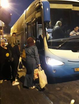 95 عائلة مقدسية تتوجه لزيارة أبنائها الأسرى على نفقتها الخاصة