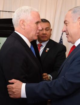 حاخام يهودي ساعد نائب ترامب على كتابة خطابه أمام الكنيست 