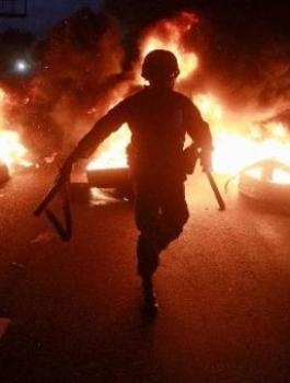 مواجهات في بلدة يعبد 