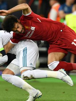 محمد صلاح يسخر من راموس 