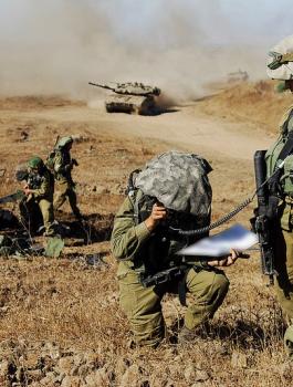 تدريبات اسرائيلية قرب غزة 