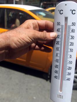 درجة الحرارة في العراق 