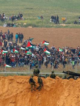 الفلسطينيون يستعدون للمشاركة في جمعة "النذير" 