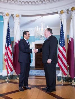 قطر واميركا والازمة الخليجية 