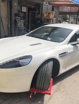 كلبشة سيارات اسرائيلية في الضفة الغربية 