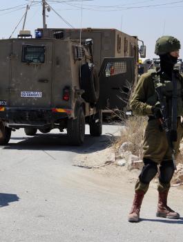 اطلاق النار على موقع عسكرية اسرائيلي قرب طولكرم 