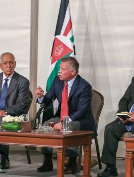 العاهل الاردني والقدس 