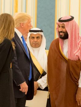 ترامب ومحمد بن سلمان 