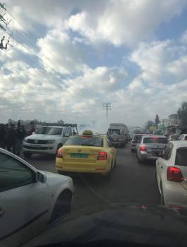 اغلاق طريق الجلزون 