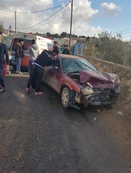 حوادث سير في الضفة الغربية 