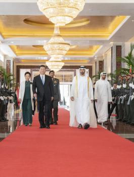 زيارة الرئيس الصيني الى الامارات 