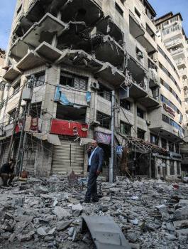 القصف الإسرائيلي على غزة