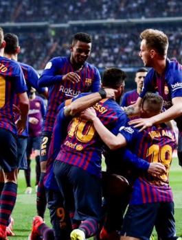 برشلونة يبلغ نهائي كأس ملك أسبانيا