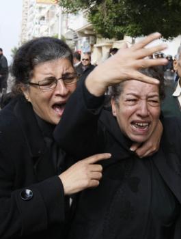 هجوم على كنيسة جنوب القاهرة 