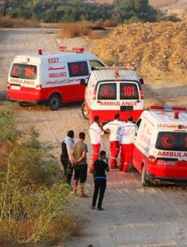اصابة مواطنين بجراح في غزة 