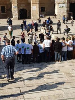 اقتحام المستوطنين للمسجد الأقصى المبارك 