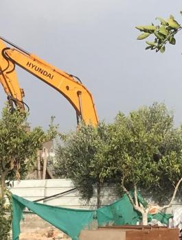 جرافات الاحتلال تهدم منزلاً ومحلاً تجارياً صباح اليوم