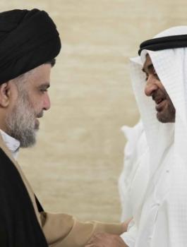 ولي عهد ابو ظبي يلتقي بمقتدى الصدر 