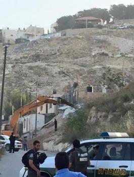 هدم منزل في سلوان بالقدس 