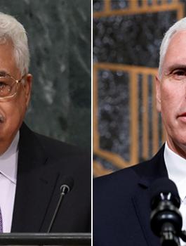 عباس يرفض لقاء بنس 